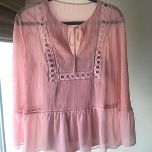 Sheer boho blouse